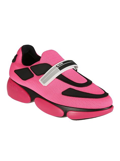 prada sneakers pink|Prada sneakers for women black.